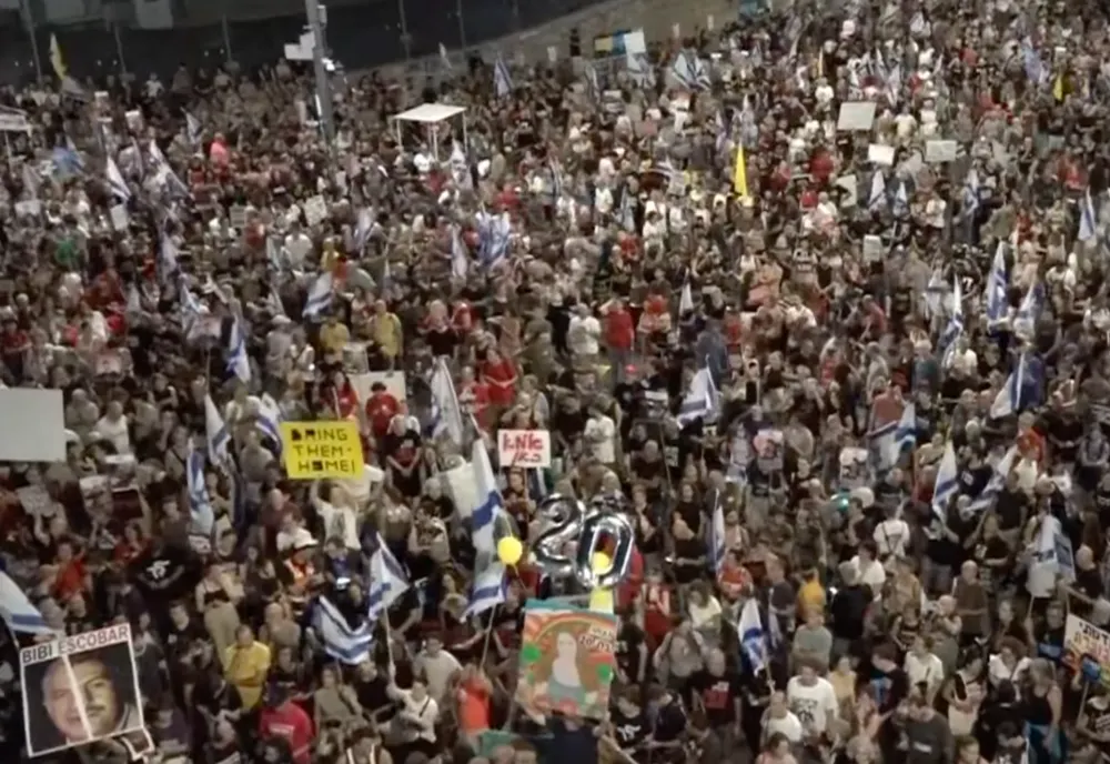Proteste masive la Tel Aviv împotriva guvernului Netanyahu 