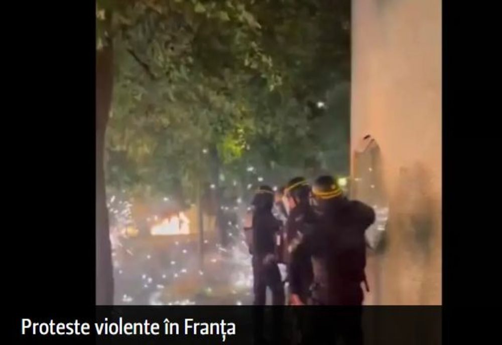 PROTESTE violente în Franța: starea de urgență, tot mai aproape – Un adolescent de 17 ani a fost ucis de un polițist
