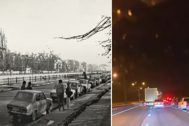 Rușii stau la coadă la benzinării, ca românii pe vremea lui Ceaușescu – VIDEO