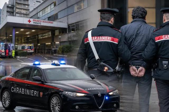 Român arestat într-un spital din Italia. A distrus un computer, a scuipat un agent de pază și i-a amenințat pe carabinieri