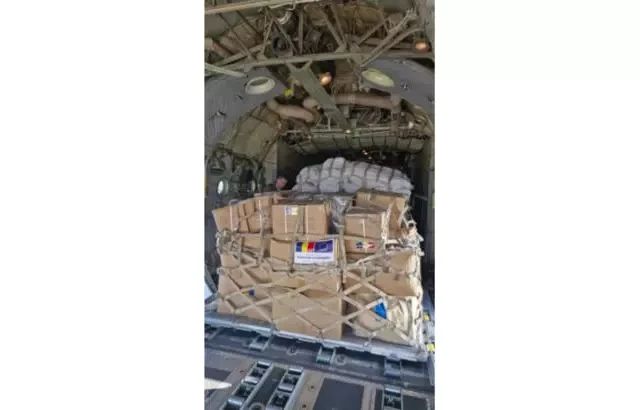 Transport umanitar românesc pentru Liban: 15 tone de provizii pleacă spre Beirut