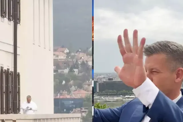 Moment inedit la Budapesta: Întâlnire surpriză între Péter Magyar și Viktor Orbán