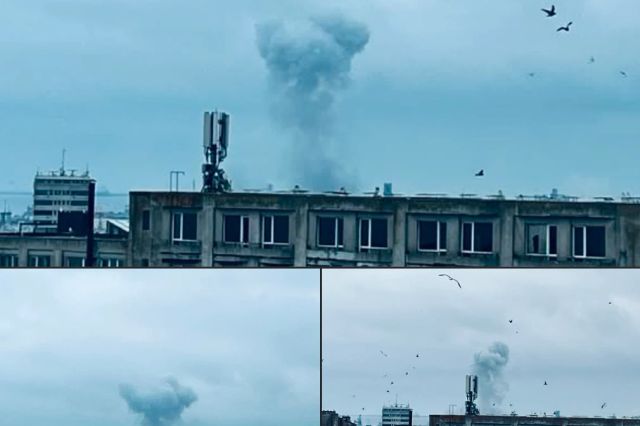 Explozia unei drone în Portul Constanța. Se fac evacuări preventive, nu sunt victime. Explozia, în apropierea unui terminal petrolier important. S-a emis Ro Alert și pentru Costinești – FOTO/VIDEO